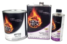 High Teck HFP350 GM WA519F Galaxy Silver Basecoat Paint Gallon & 7000 Clearcoat