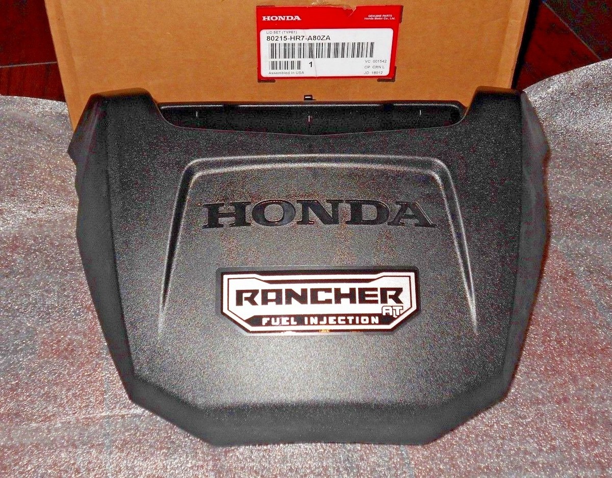 HONDA RANCHER 420 REAR FENDER STORAGE TRUNK DOOR, TOOL BOX LID