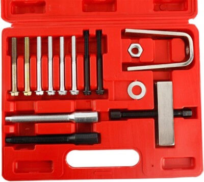 14Pcs Steering Wheel Lock Plate Puller Compressor Remover Installer Tool Set