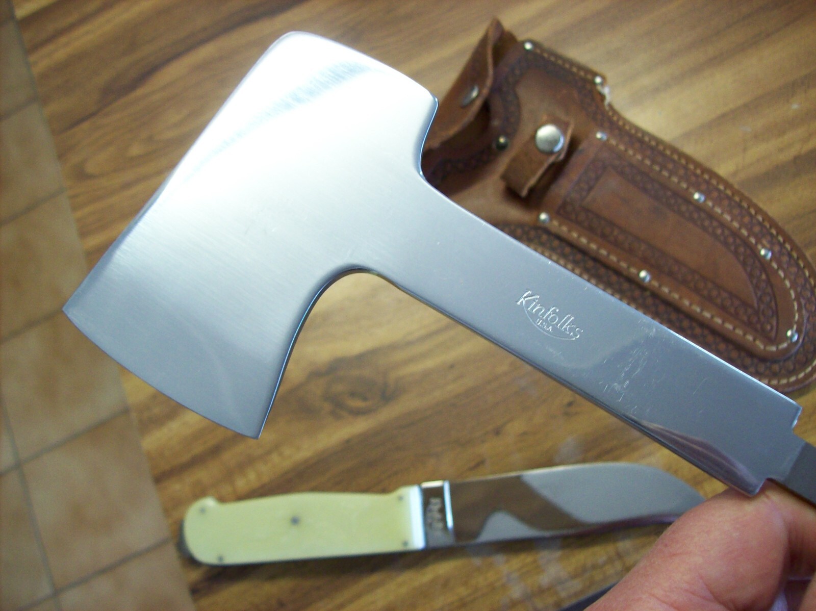 Vintage Kinfolks Knife Axe Set TakeApart Combo Circa 19251948 Rare UNUSED+Case eBay