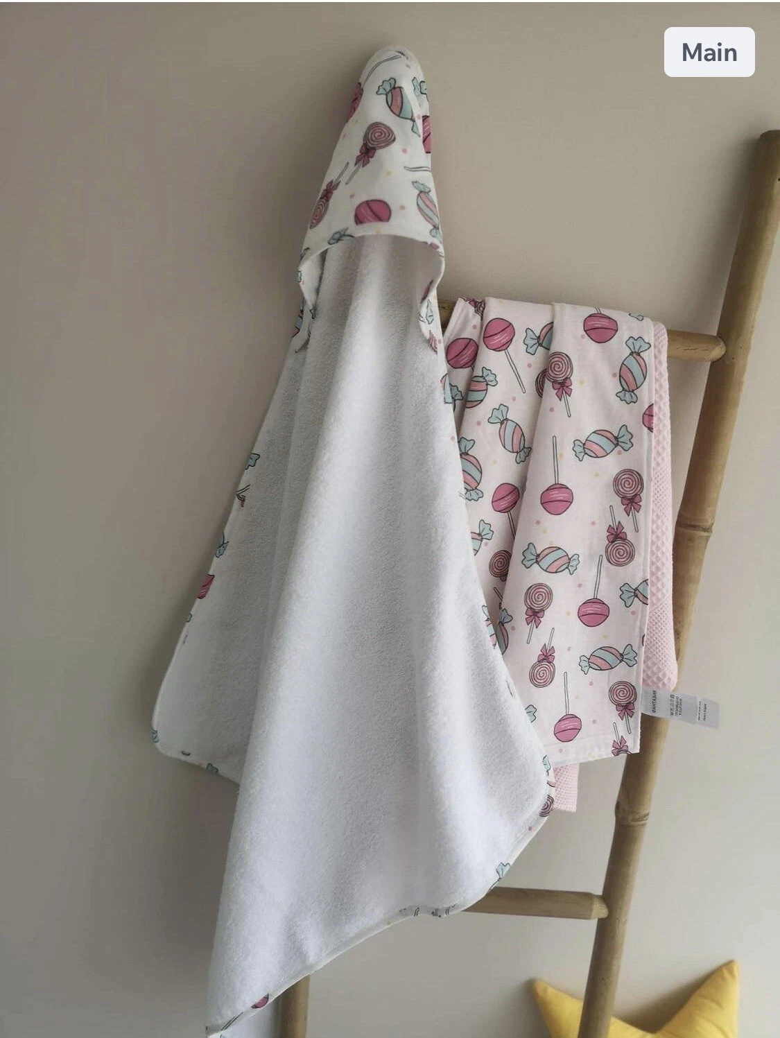 Hooded Baby Towel Soft 100% Cotton Bath Wrap Newborn Shower Boy Girl “candy”
Opens in a new window o