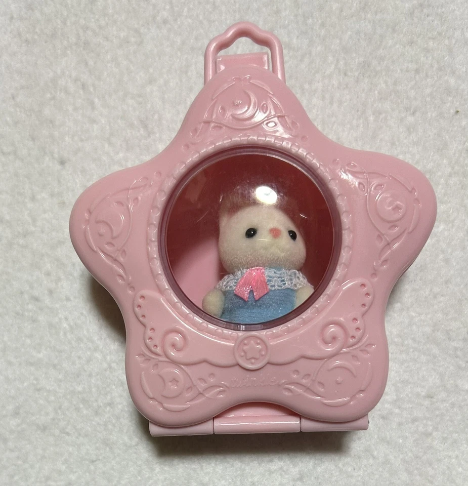 Star Shaped Case with Window Display Cases Doll Animal Pink & Blue Lot of 2 - Image 4 of 4