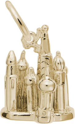 10K oder 14K Gold St. Basilikum Kathedrale Charm von Rembrandt