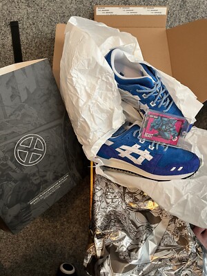KITH X Asics Marvel Gel Lyte III Beast with TRADING CARD