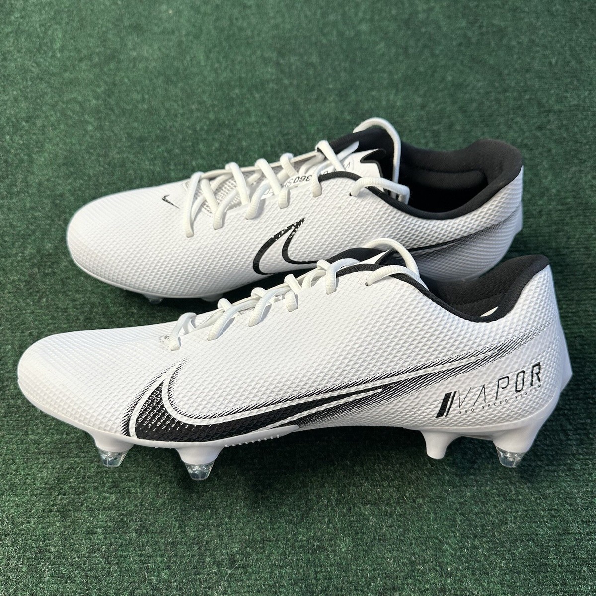 Nike Vapor Edge Speed 360 Detachable Football Cleats White CZ5575-100 Men\'s 14.5 Nike Football Cleats Vapor Edge Speed 360 DT White Men main image 3