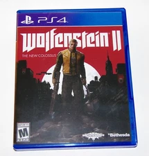 Replacement Case (NO GAME) Wolfenstein 2 Playstation 4 PS4 Box