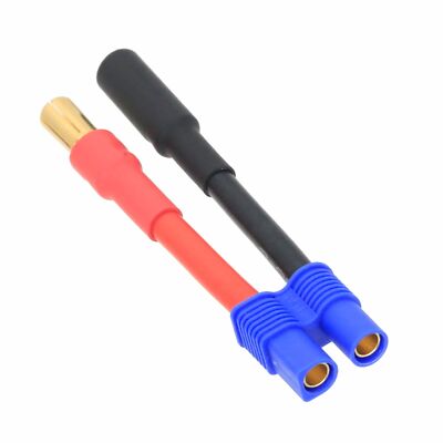 EC3 Female Jack to HXT 5.5mm Male Plug cable 12AWG 5CM wire For RC Battery
