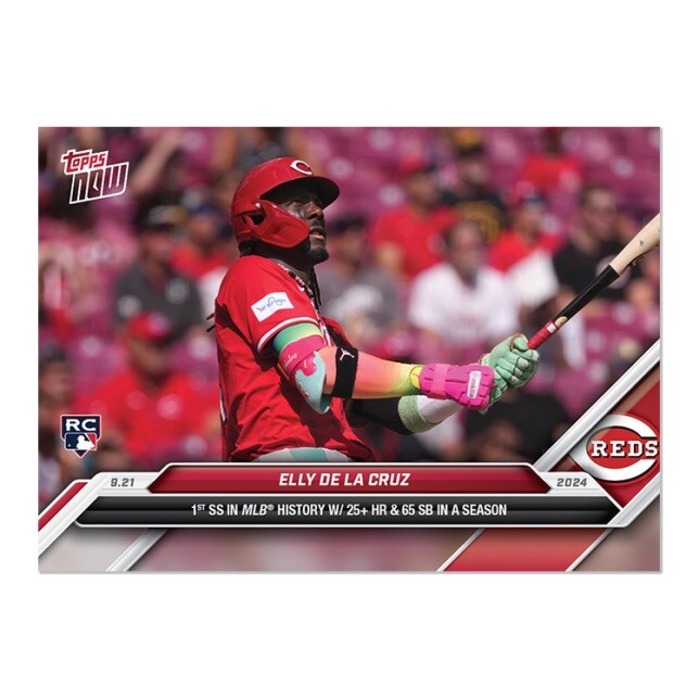 2024 Topps Now Elly De La Cruz #734 Cincinnati Reds - PR 4944