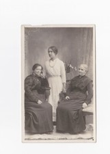Vintage Edwardian Photograph Hair Up Jewellery Old Dresses Jedburgh 