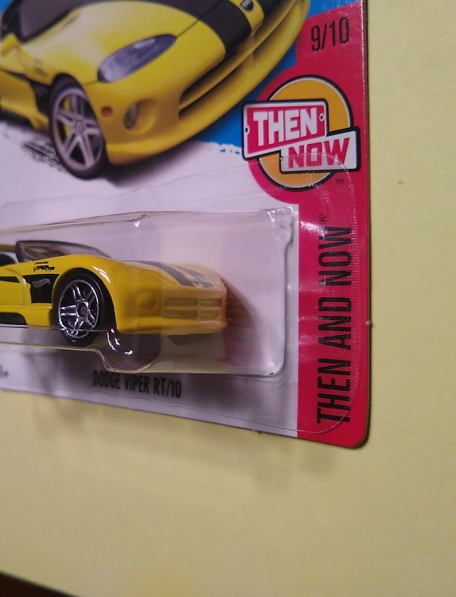 Hot Wheels Dodge Viper RT/10 Yellow HW Then And Now