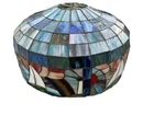 Antique Stained Glass Tiffany Style Hanging Lamp Shade Large