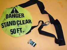 NEW YELLOW SHOULDER STRAP KIT FITS MANY BRANDS OF TRIMMERS  SPILT DANGER PAD # 4