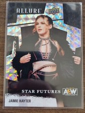 2022 AEW Jamie Hayter White Diamond /50 ALLURE Trading Card Upper Deck #86008