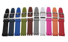 New High Quality Soft Rubber Watch Band Strap Fits SWATCH