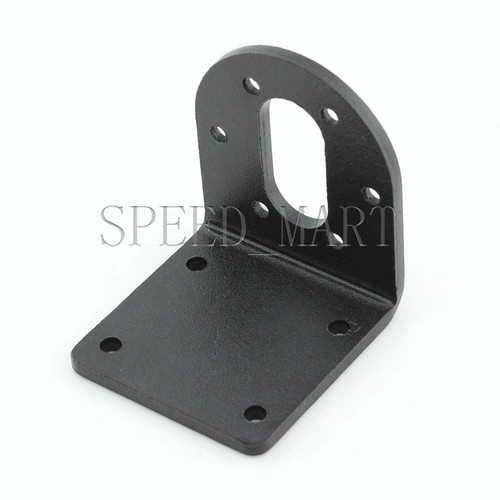 4x Staffa di montaggio in acciaio legato con vite per motoriduttore 37mm DC ZGB37 GB37 - Foto 1 di 6