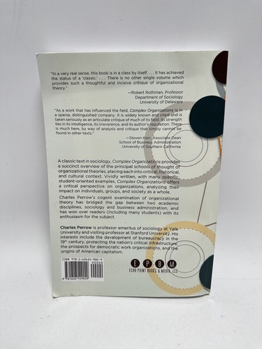 Complex Organizations: A Critical Essay by Perrow, Charles - Imagen 4 de 9