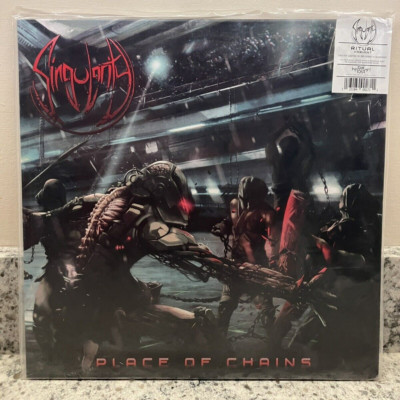 SINGULARITY - PLACE OF CHAINS LP  (LTD ED TO 100)  BLK/RED/MERGE SPLATTER LP EX