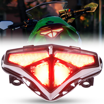 Integrated LED Tail Light w/Turn Signal For Kawasaki 2012-2016 Ninja 650
