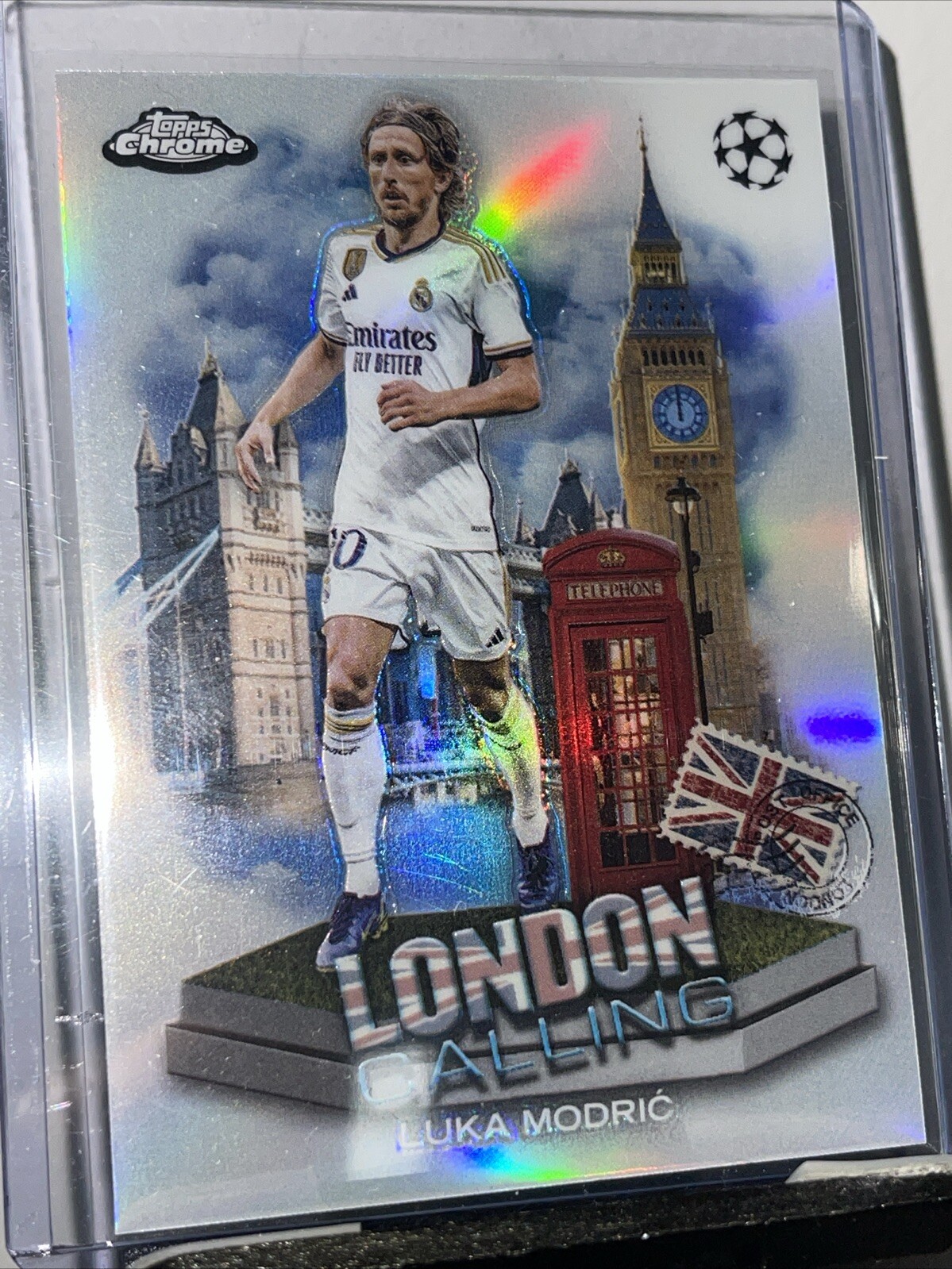 2023-24 Topps Chrome UEFA Luka Modric London Calling Real Madrid #LC-11