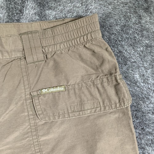 Columbia Shorts Women’s M Cargo Elastic Waist Hiking Cotton Nylon Blend - Picture 3 of 12