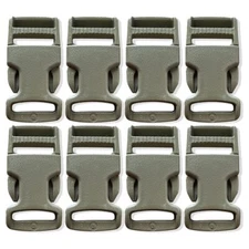ITW Nexus 1inch Plastic Buckle Pack of 8 Desert Tan 810-1058-6023