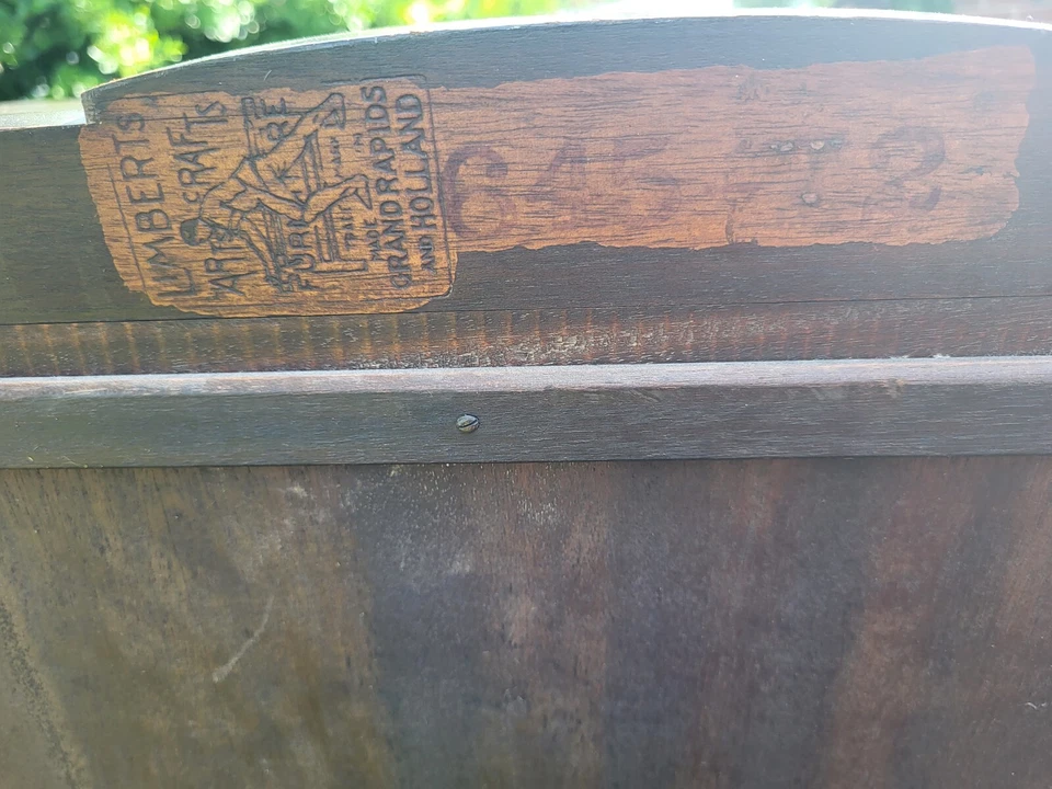 Artesanato antigo de Limberts feito em Grand Rapids Holanda - Imagem 3 de 4