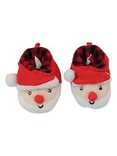 Infant Toddler Boys Santa Christmas Baby Slippers Holiday House Shoes