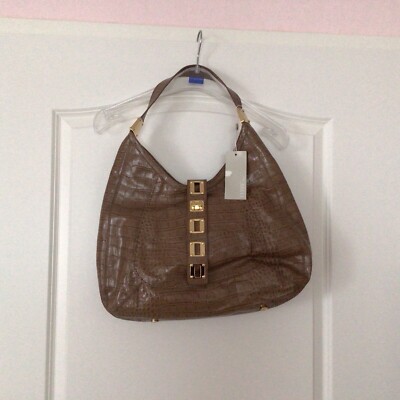 Gianfranco Férré, hochwertige Damen Bovino-Leder-Handtasche, Neu mit Etikett