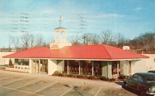 Postcard 1956 Howard Johnson Lanark For Hungry Americans Restaurant Dining Place