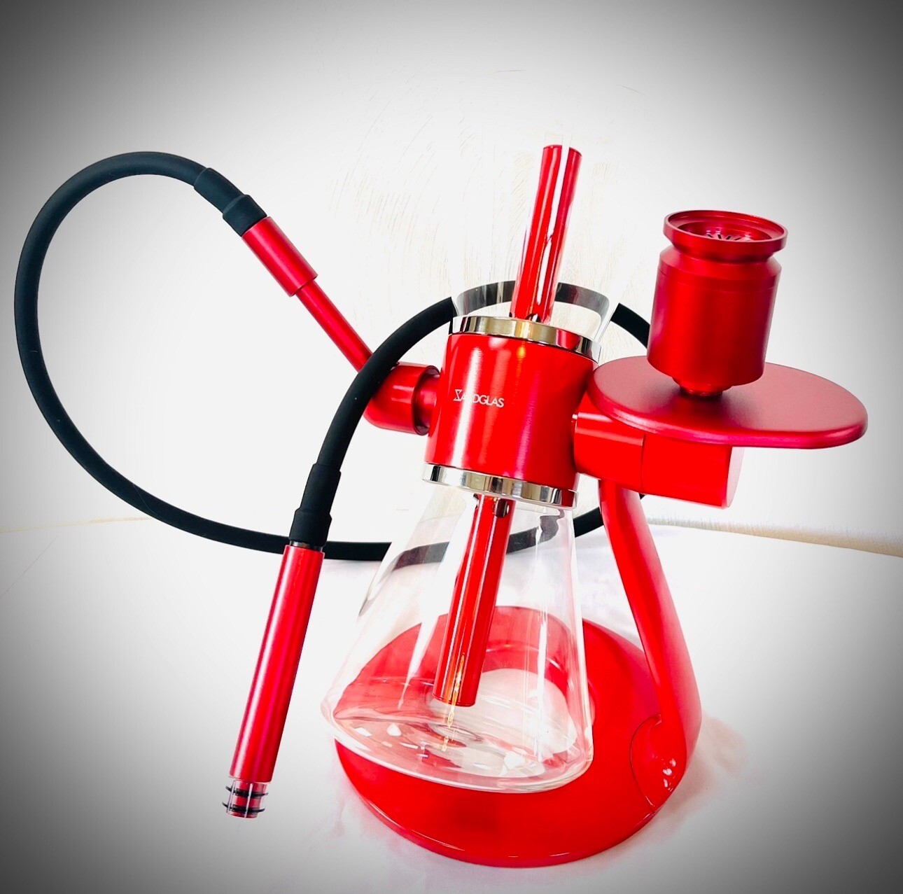 Gravity Bong Sandglass Gravity Hookah Shisha Water Pipe 360 Rotating