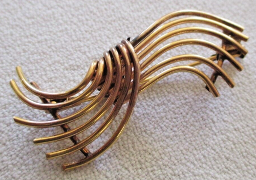 Broche Vintage Argentée - Cristaux Diamant Et Fermoir à Pompe - Bijou Ancien