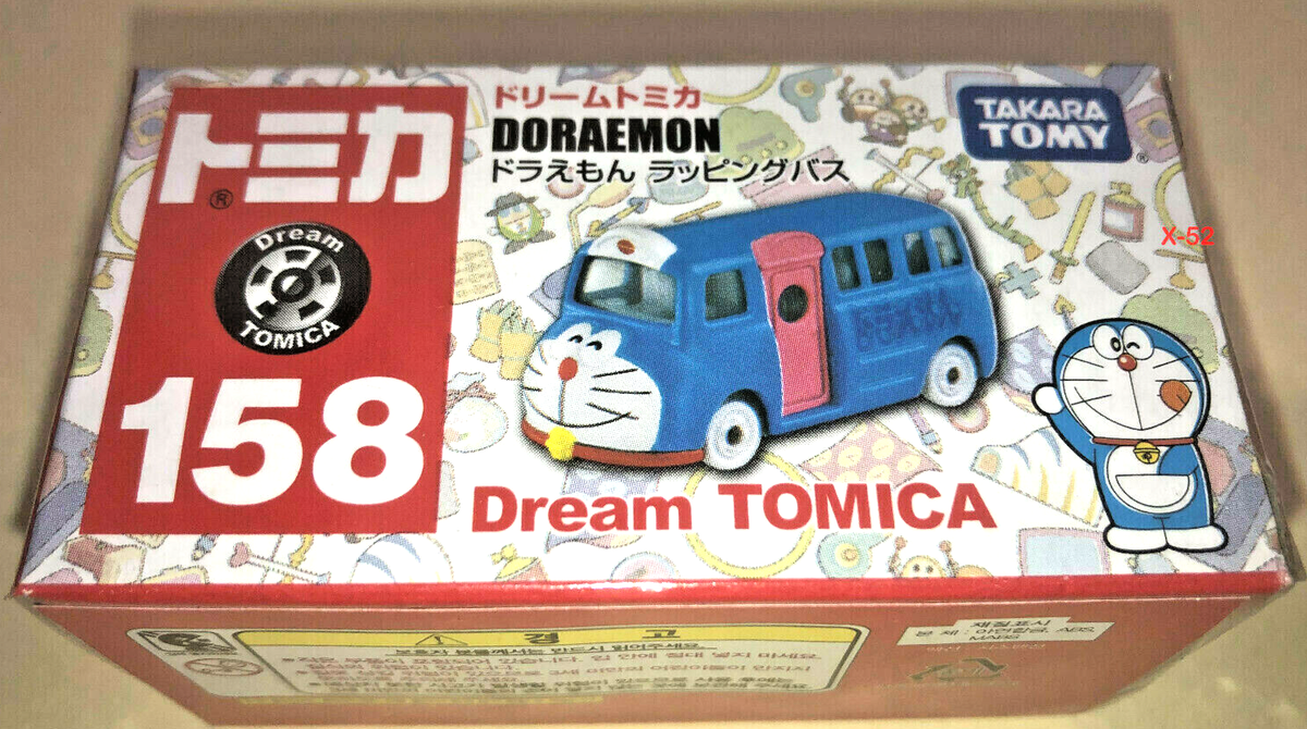 Tomica Doraemon wrapping bus no 158 dream takara tomy diecast car