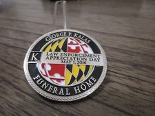 George P Kalas Funeral Home MA Law Enforcement Appreciation Day Challenge Coin