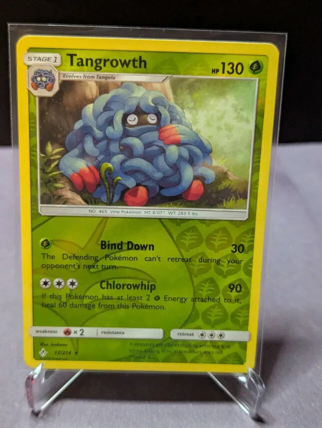 Pokemon Tangrowth Unbroken Bonds Reverse Holo #17