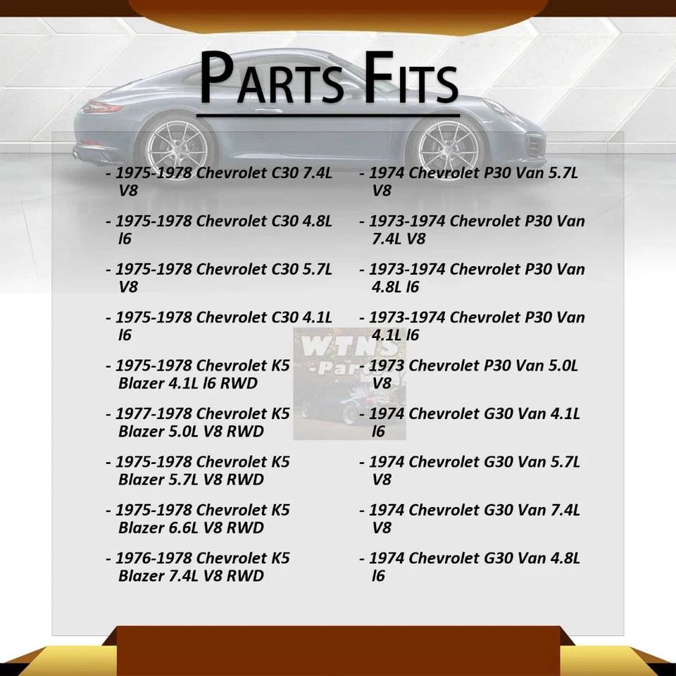 2x Brake Hydraulic Hose Front For 1973 1974 Chevrolet G10 Van 7.4L Foto 2 de 4