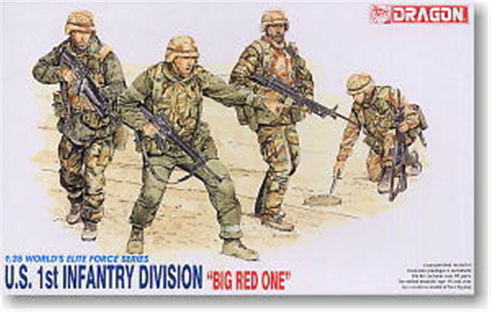 DRAGON U.S.1ST INFANTRY DIVISION BIG RED ONE 1/35 Kits Soldiers 4