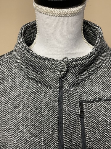 MARC NEW YORK ANDREW MARC PERFORMANCE JACKET HERRINGBONE FULL ZIP POCKETS LG - Picture 2 of 10