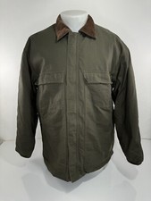 BERNE - Canvas Heavy Duty Quilt Lined L TALL Field Ranch Chore Jacket