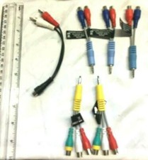Samsung Audio Video Cable A/V Adapter Lot of 6, BN39-02189A  BN39-02190A New