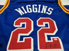 Andrew Wiggins Golden State Warriors signed autographed basketball jersey w/ COA