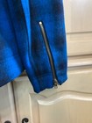 Sahalie Plaid Wool Jacket Blue Black Size XSM — photo 4