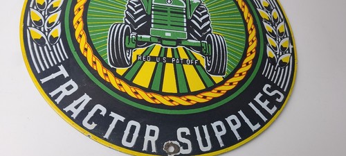 Vintage Farmall International Harvester Sign - Porcelain Gas Tractor Dealer Sign - Picture 6 of 14