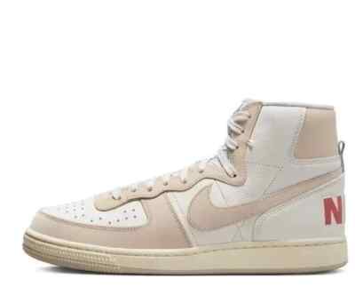 Nike Terminator High Be True Men's leather Shoes White Sandrift  FD8638 100