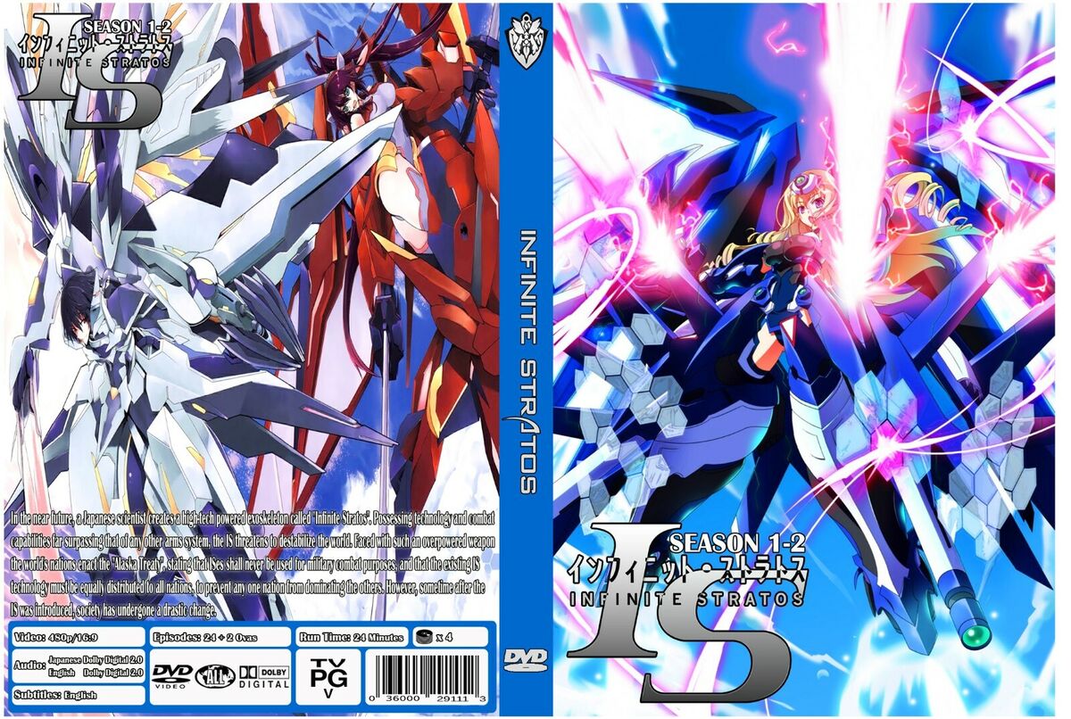 Infinite Stratos DVD (TV): Complete Box Set English Dubbed