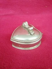 Schaltulle Schmuckschatulle Jugendstil Metall versilbert Originalzustand Patina