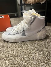 Nike sacai x Blazer Mid White/Wolf Grey Mid T...