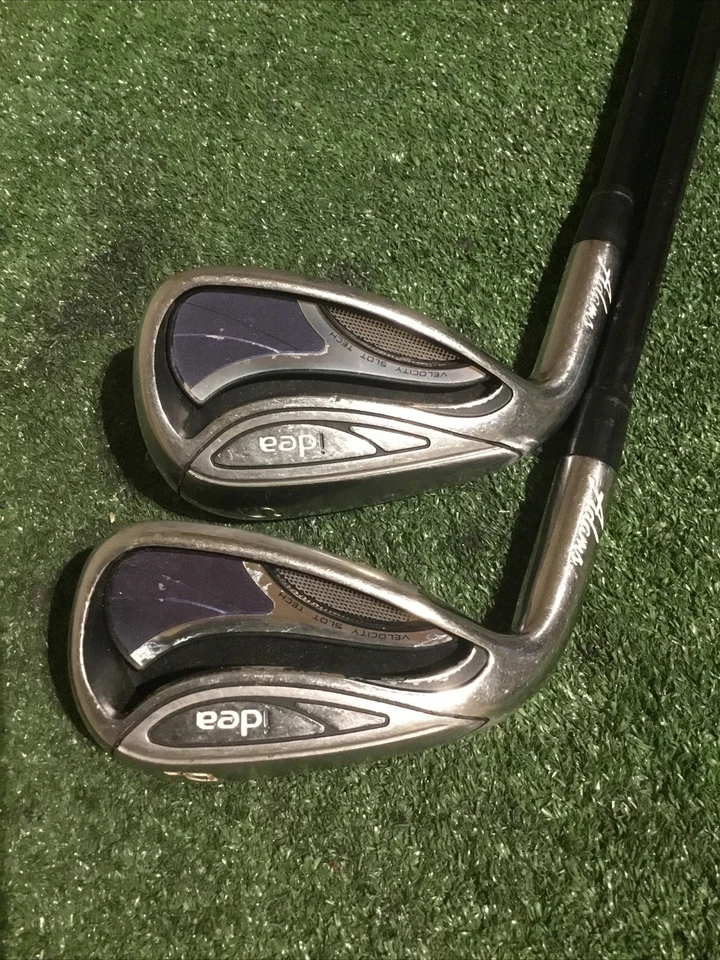 Adams Left Handed Ladies Idea Irons Set (9-PW-SW) 50g Ultralite Graphite (LH) - Image 4 of 4