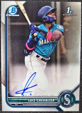2022 Bowman Chrome 1st AUTO Luis Chevalier #CPA-LC Mariners
