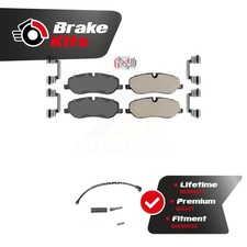 Front Ceramic Brake Pad And Wear Sensor Kit For 2006-2009 Land Rover Range