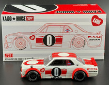 Kaido House x Mini GT Nissan Skyline 2000GT-R Kaido Works V2 KHMG211 🟥⬜ 1/64